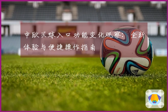 中欧买球入口功能变化观察：全新体验与便捷操作指南